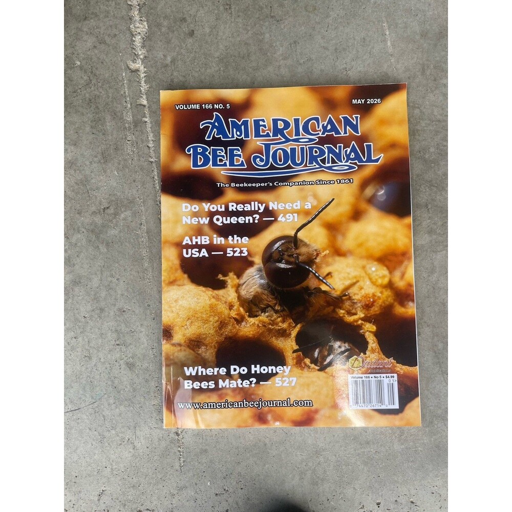 American Bee Journal Magazine May 2026 Vol 166 No 5 Beekeeping Honey Bees New